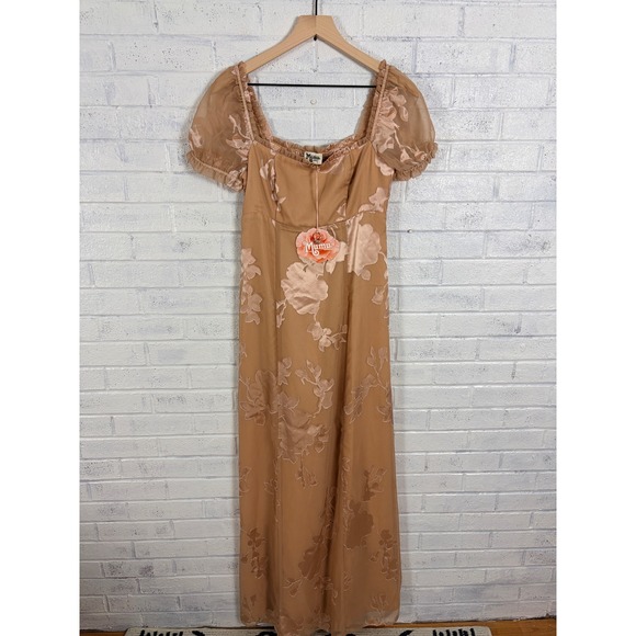 Show Me Your MuMu Dresses & Skirts - Show Me Your Mumu Brittany Maxi Dress Womens S Peach Floral Otherwise Engaged